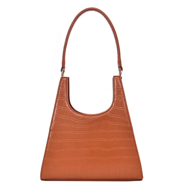 Women Handbag Retro Alligator Subaxillary Bag Vintage Small Triangle Handbags Female Luxury Crocodile Shoulder Bag LadyA155 Fashion Nova Bags