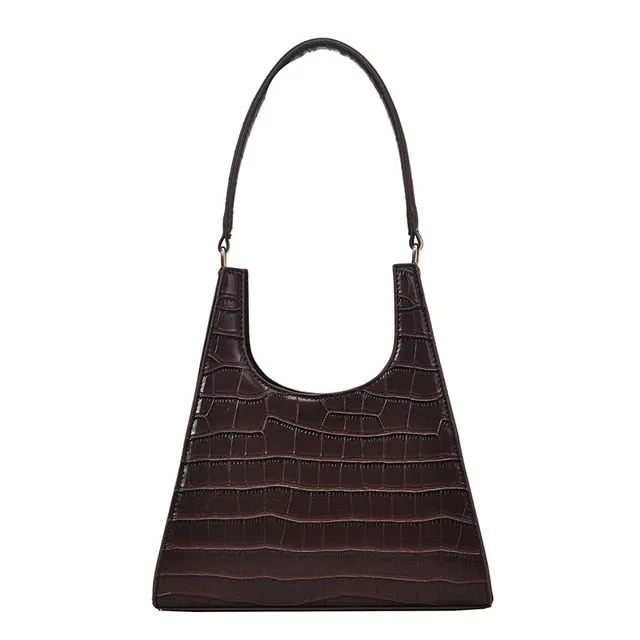 Women Handbag Retro Alligator Subaxillary Bag Vintage Small Triangle Handbags Female Luxury Crocodile Shoulder Bag LadyA155 Fashion Nova Bags