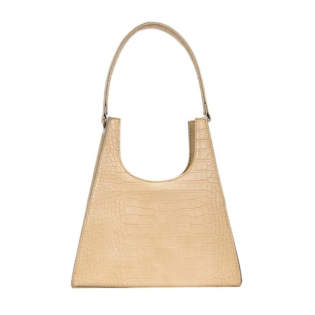 Women Handbag Retro Alligator Subaxillary Bag Vintage Small Triangle Handbags Female Luxury Crocodile Shoulder Bag LadyA155 Fashion Nova Bags
