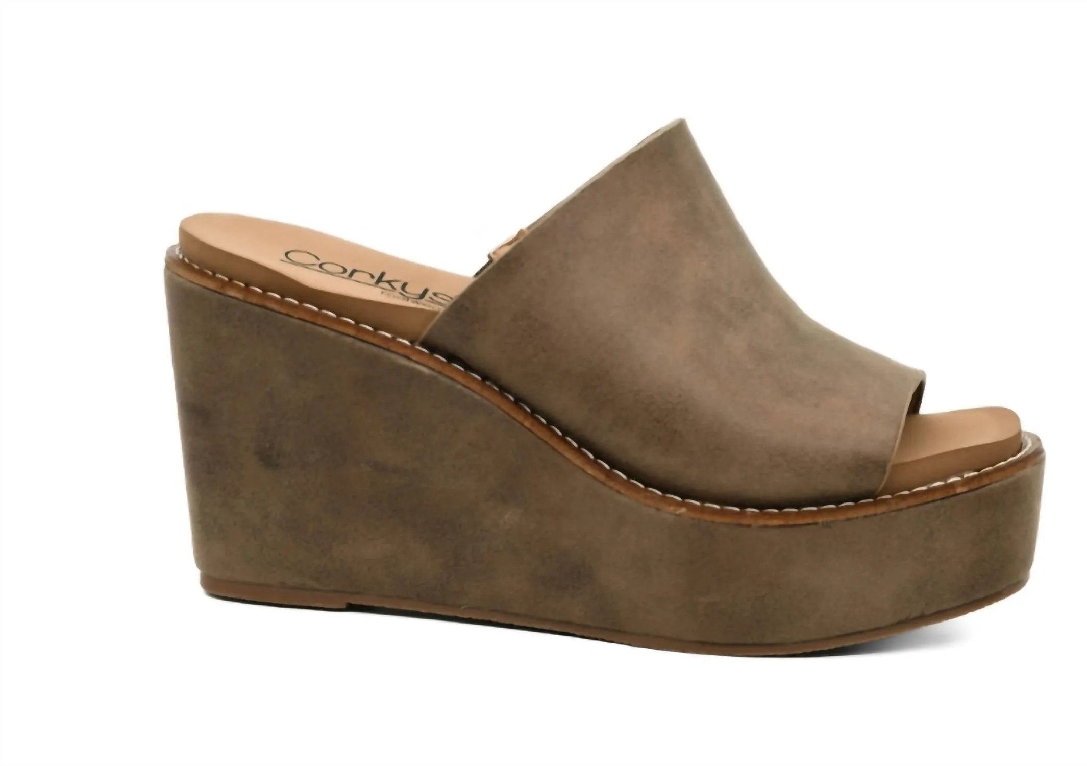 Women Mugshot Wedge In Brown