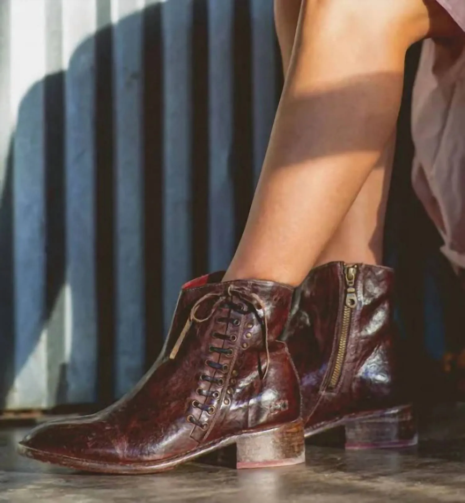 Women's Aldina Bootie In Teak Rustic