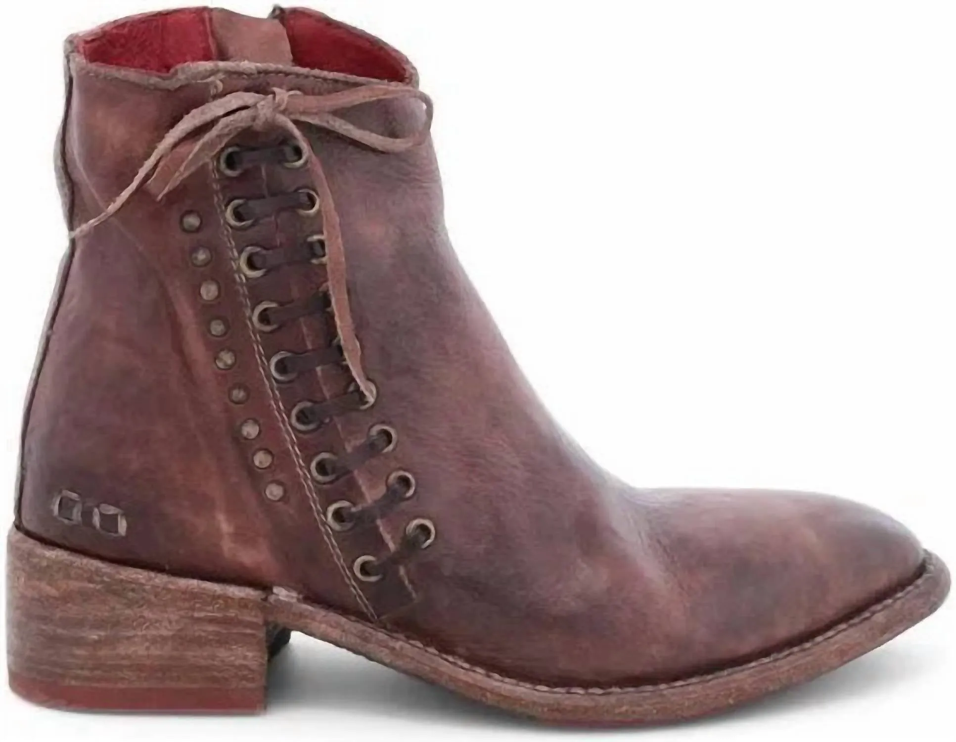 Women's Aldina Bootie In Teak Rustic