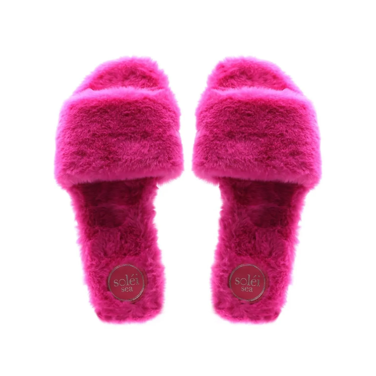Women's Averie Faux Fur Slipper In Hot Pink