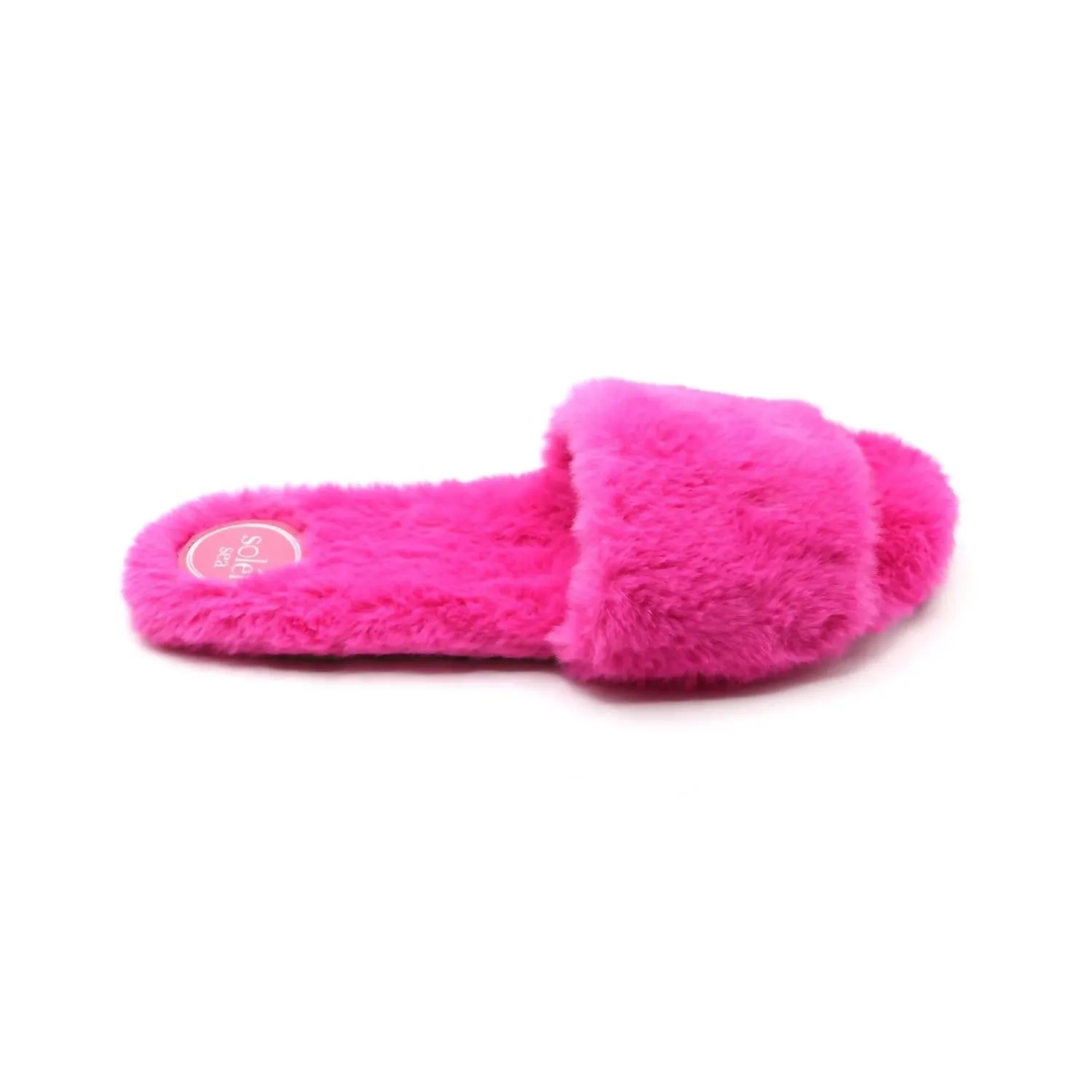 Women's Averie Faux Fur Slipper In Hot Pink