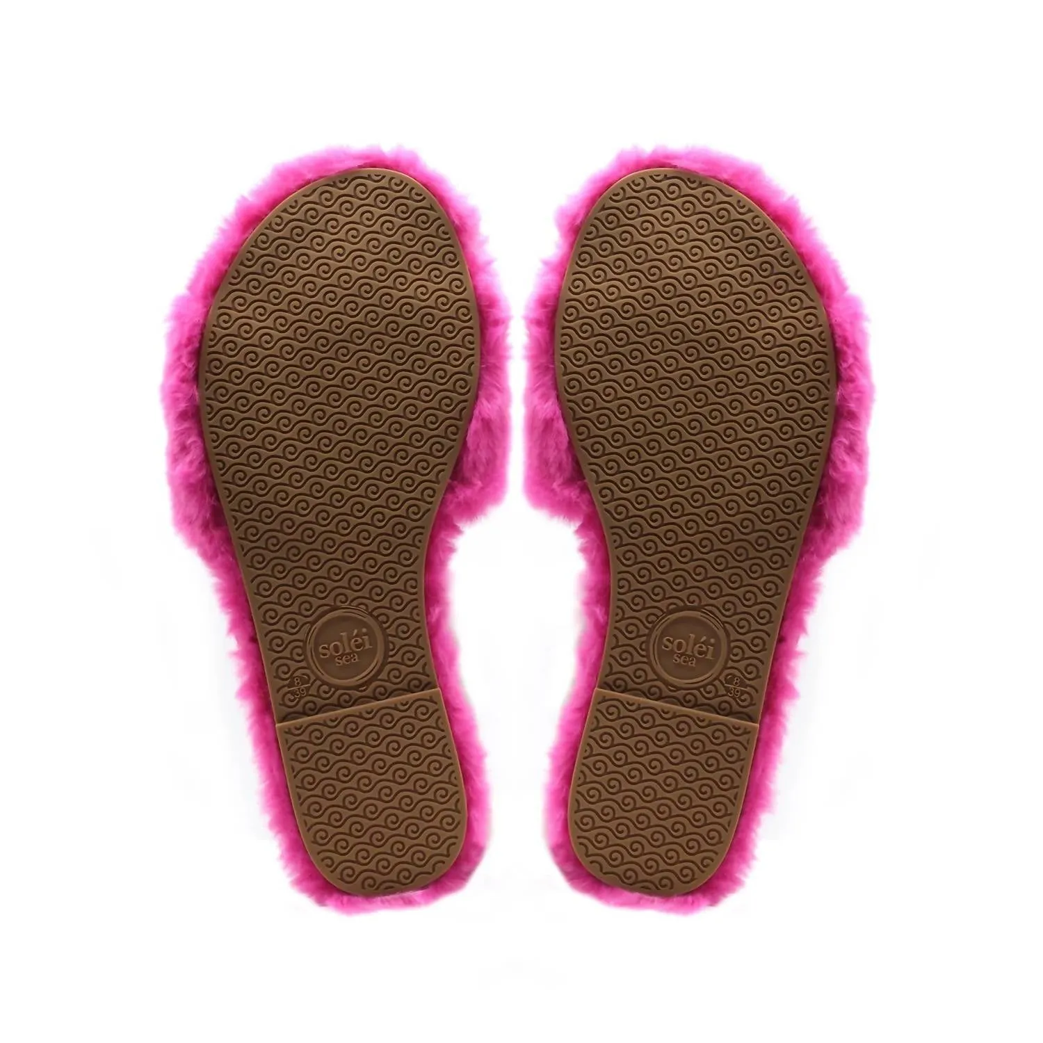 Women's Averie Faux Fur Slipper In Hot Pink