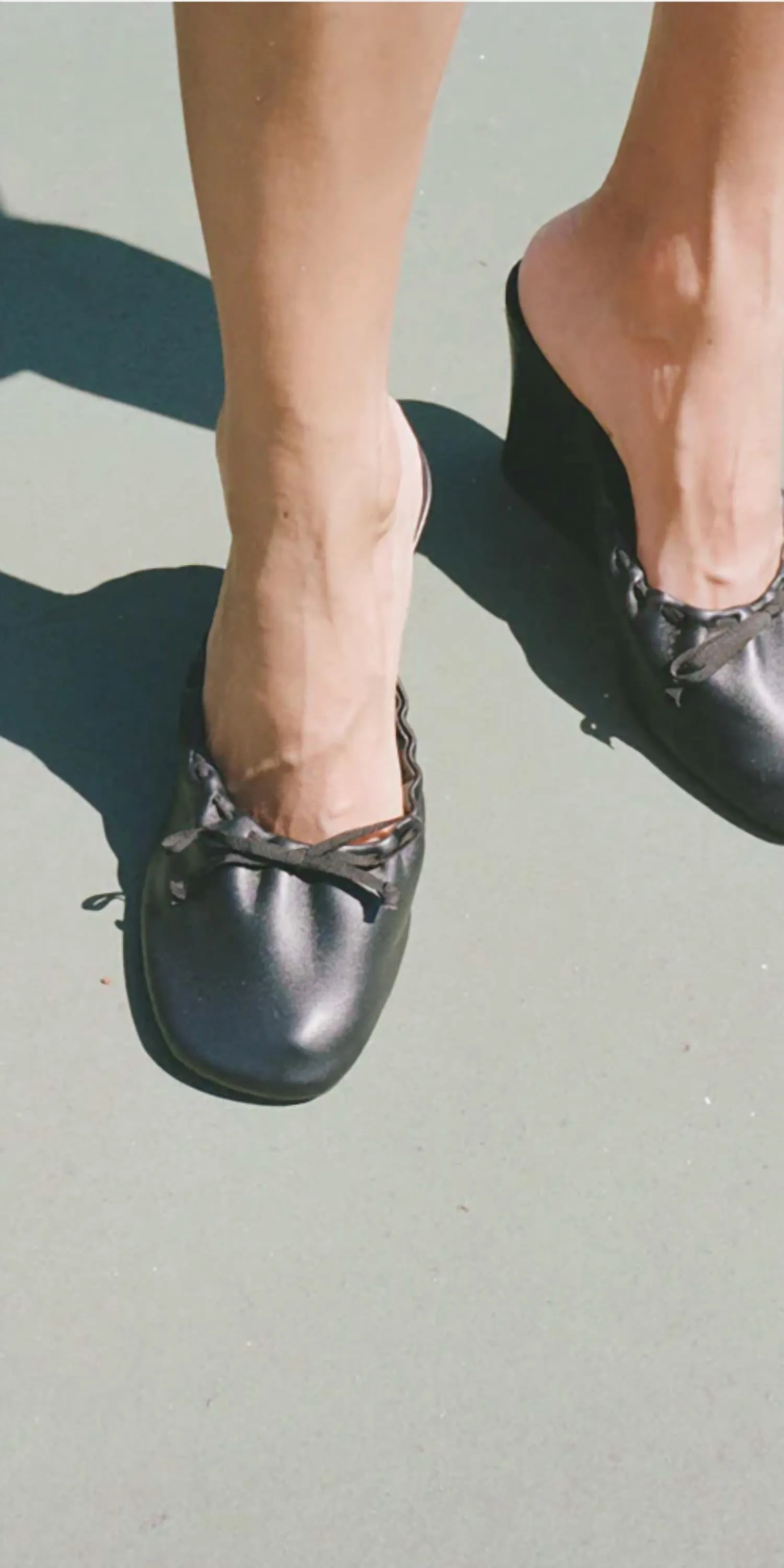 Women's Ballet Wedge Shoes In Black