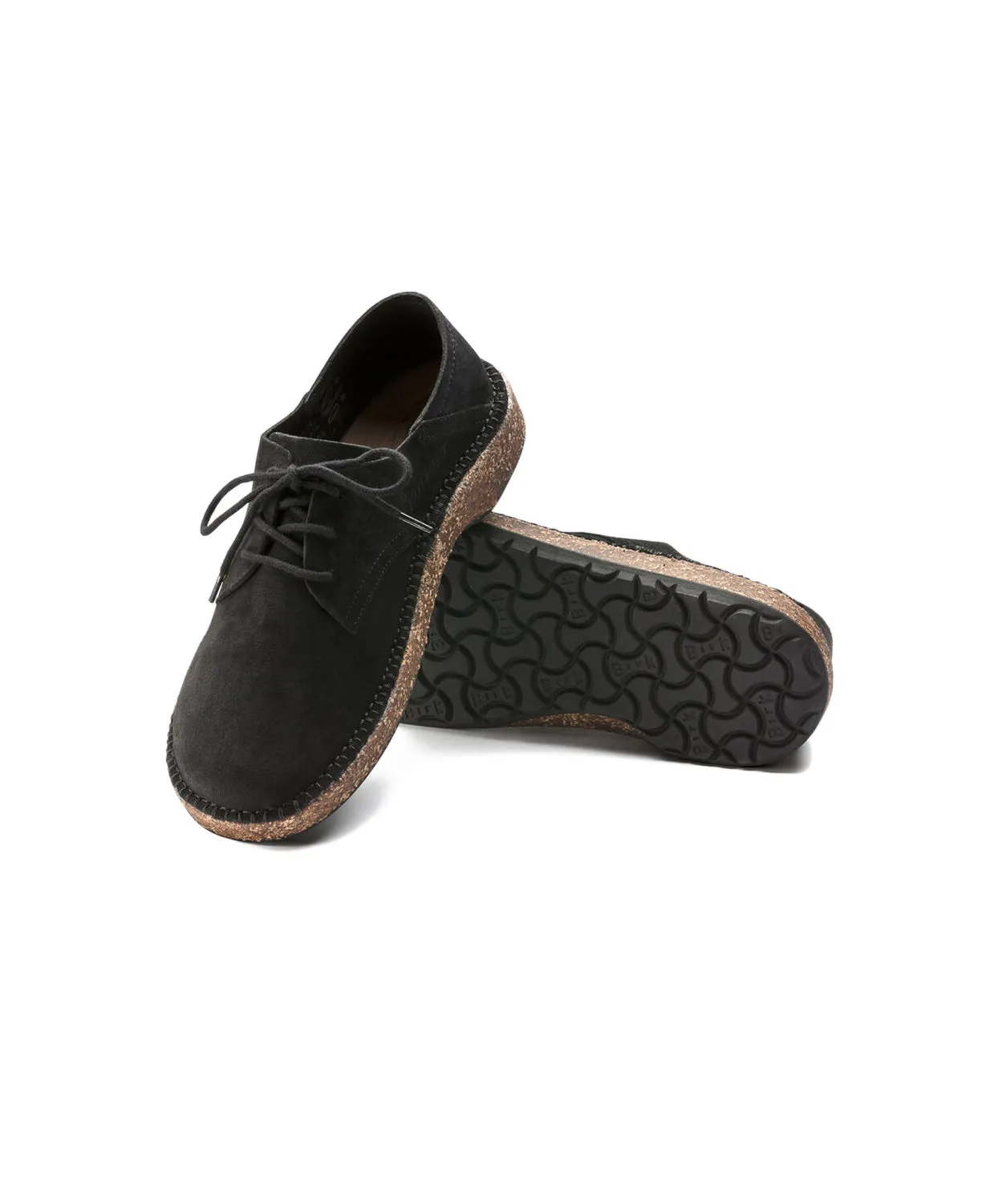 Womens Birkenstock Shoes Birkenstock Gary Suede Leather Black Shoes