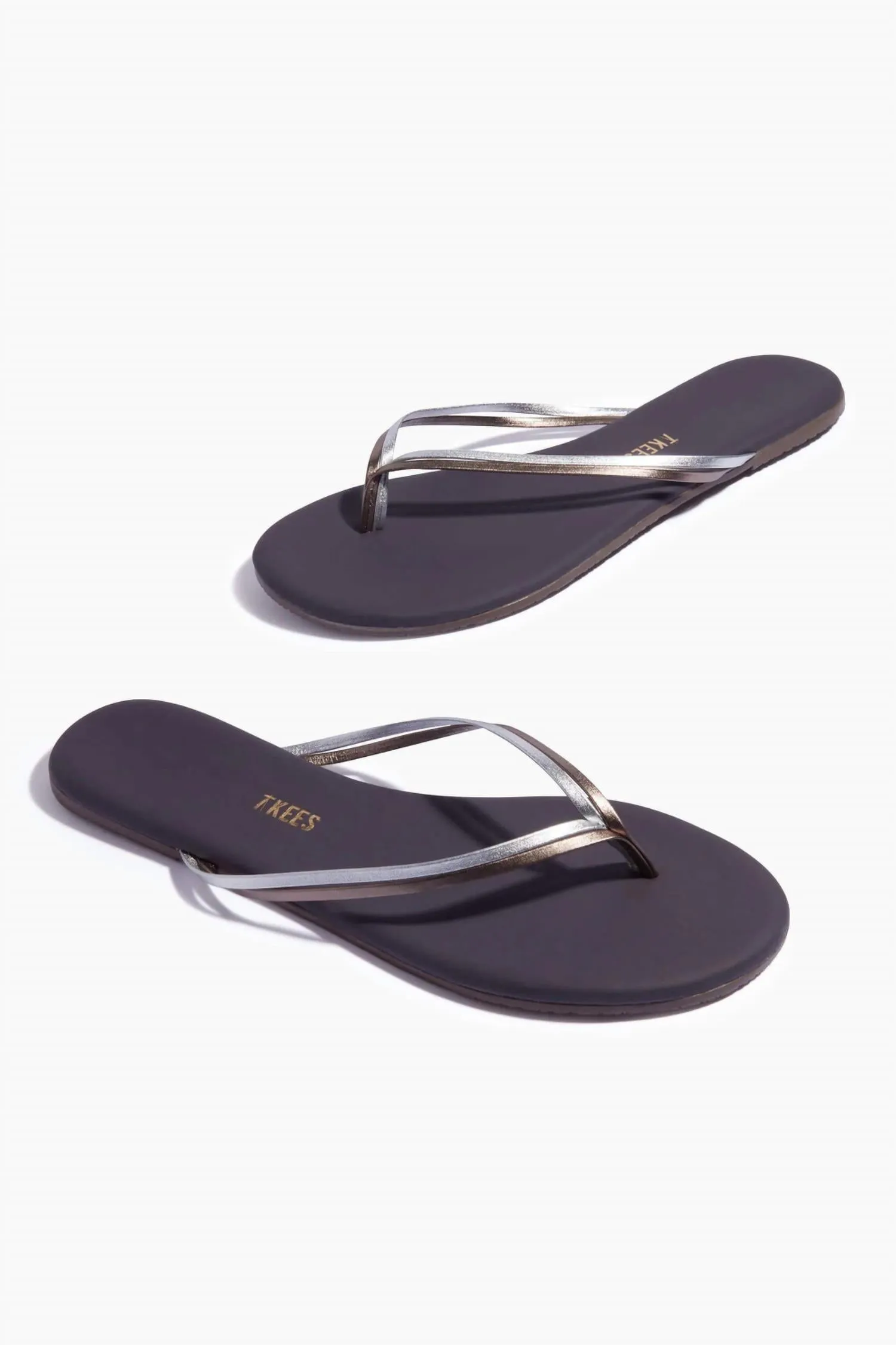 Women's Duos Flip Flop In Silver Showers