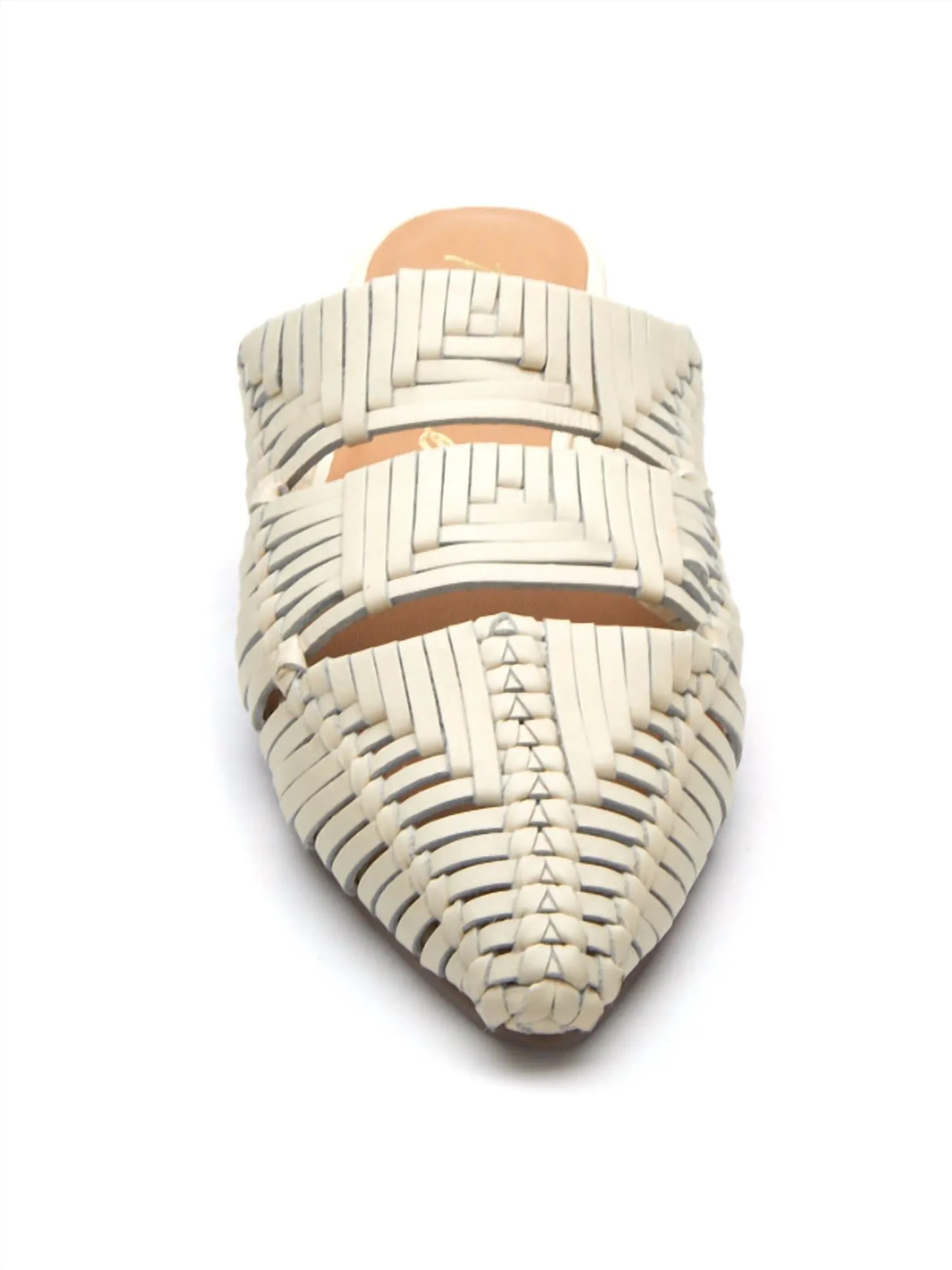 Women's East End Woven Pointed Toe Mule In Ivory