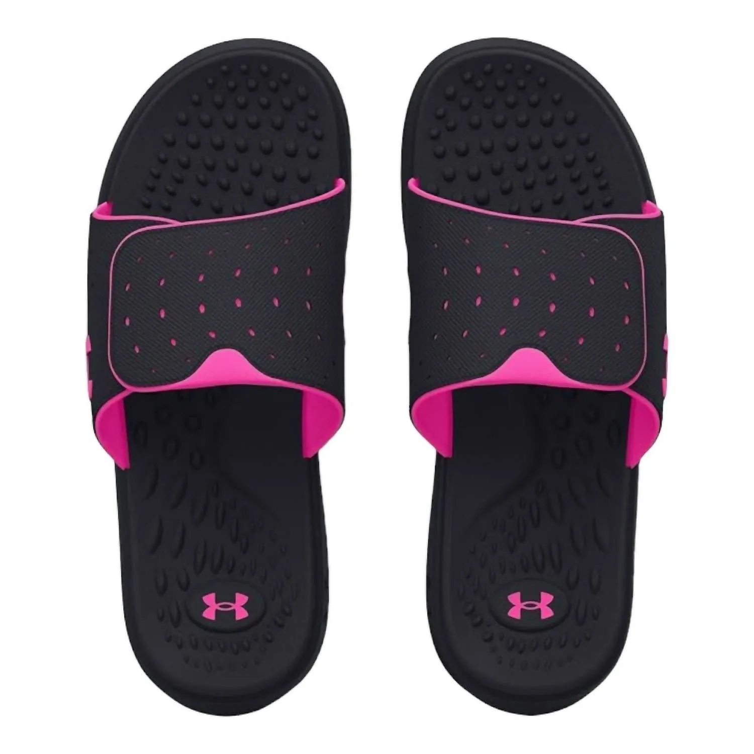 Women's Ignite Pro Slides In Black/rebel Pink