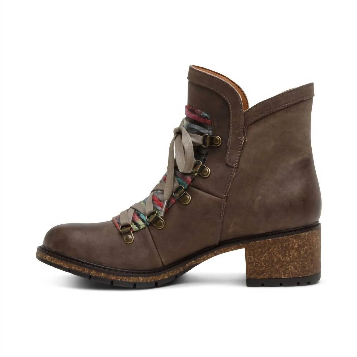Women's Joleen Arch Support Boot In Dark Taupe