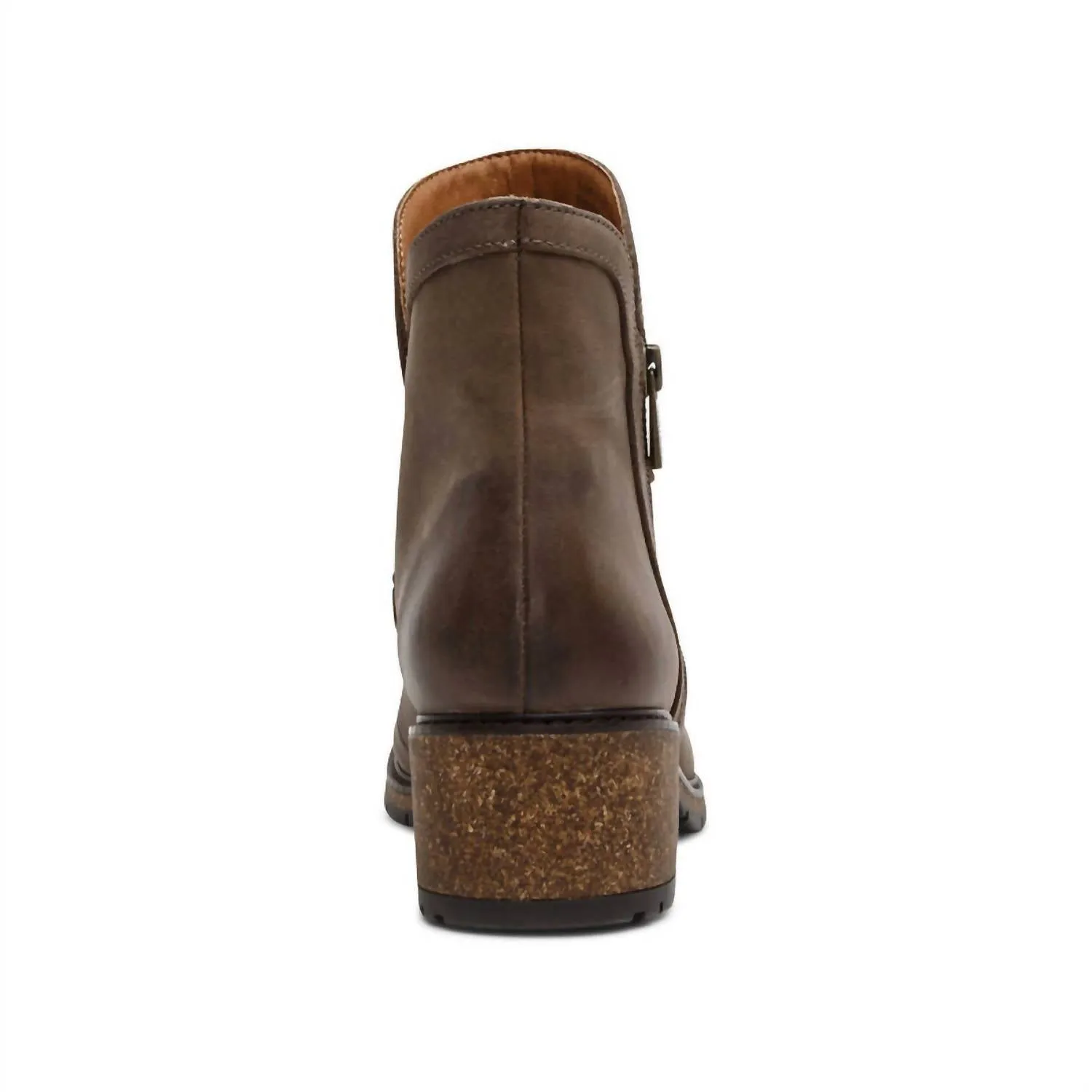 Women's Joleen Arch Support Boot In Dark Taupe