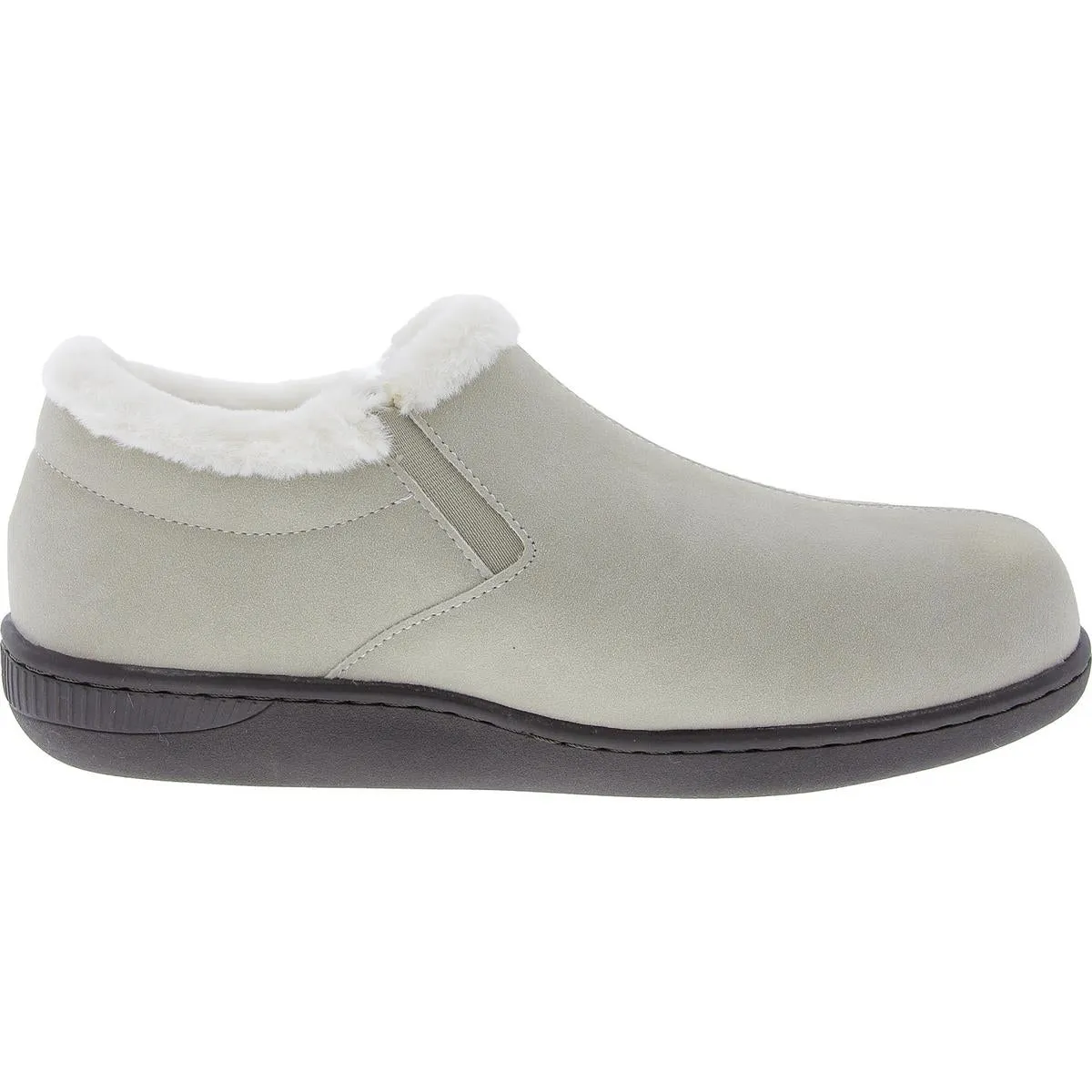 Womens Lined Suede Bootie Slippers