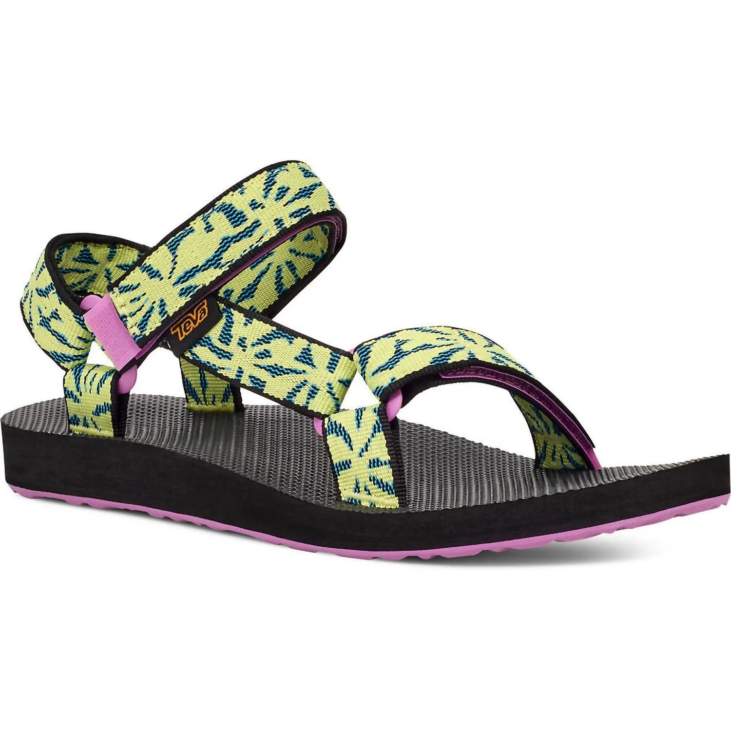 Women's Original Universal Sandal In Beach Floral Wild Lime