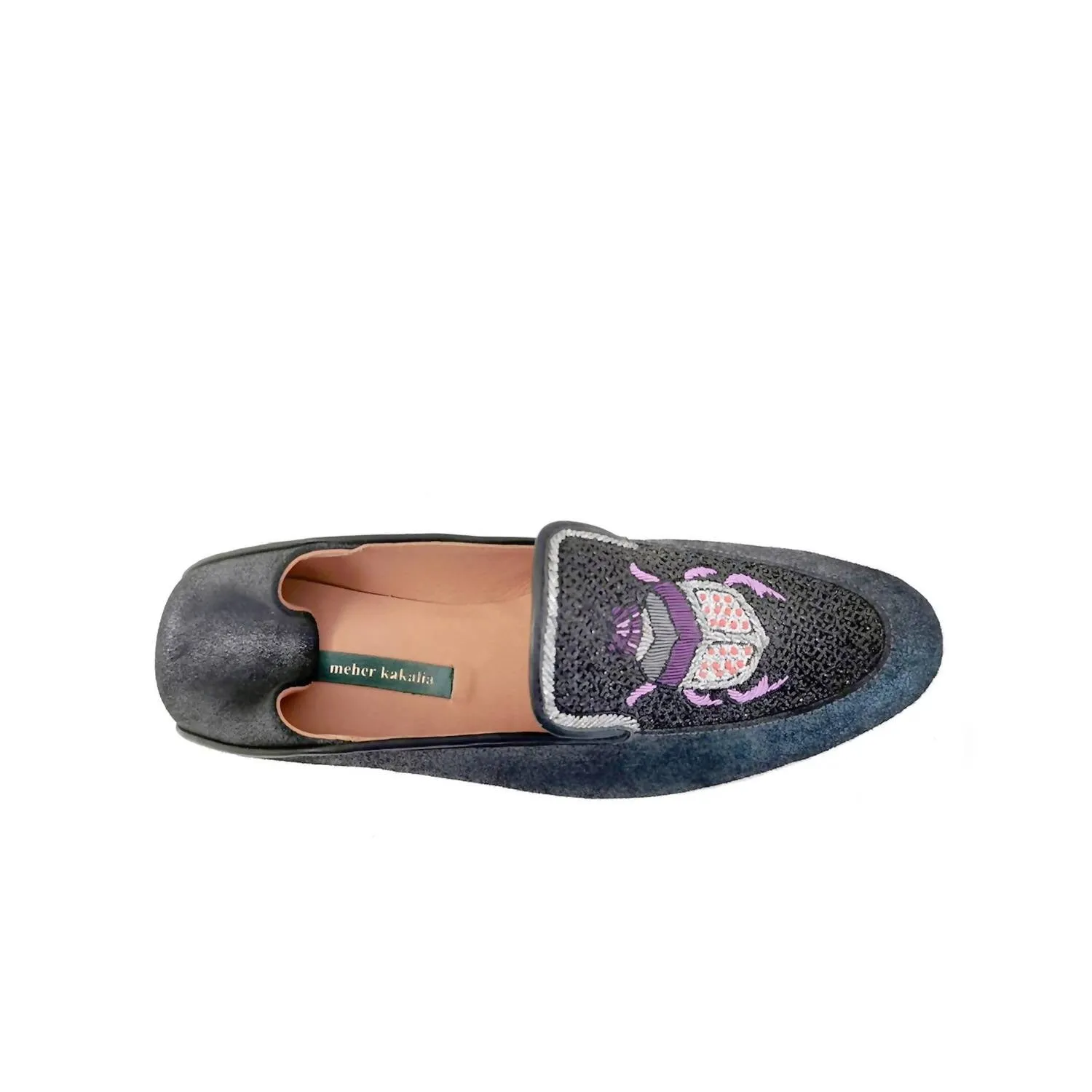 Women's Scarab Moccasin In Shiny Black