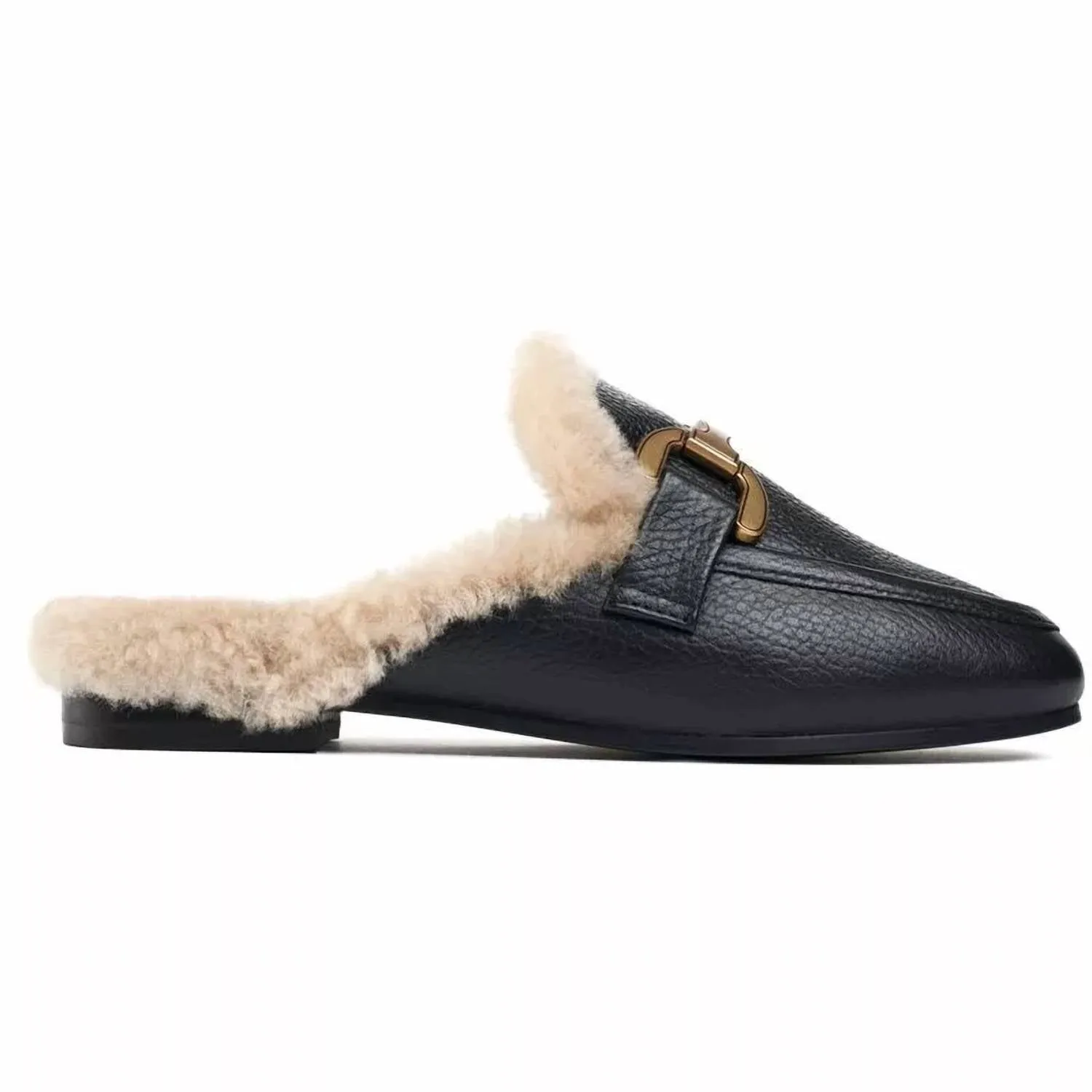 Women's Vela Slipper In Black Suede