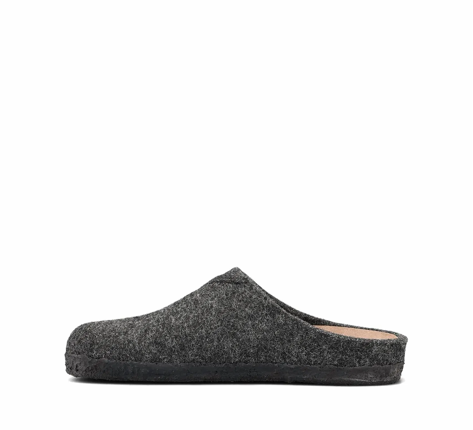 Women's Wooled Class Slipper In Charcoal