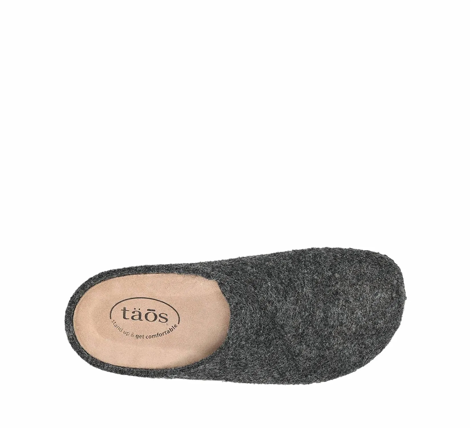 Women's Wooled Class Slipper In Charcoal