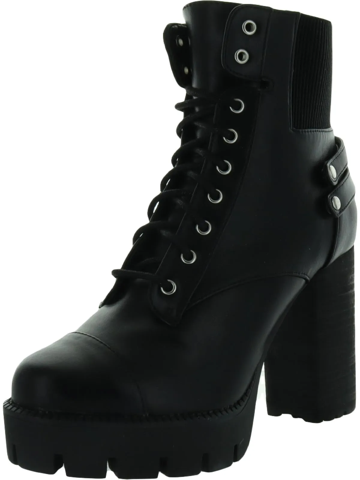 Wyatt Womens Faux Leather Booties