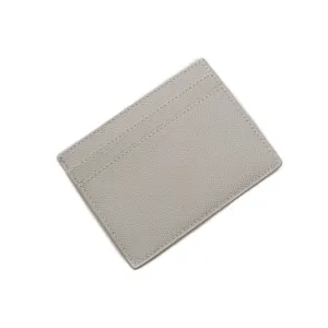 Ysl Bags Saint Laurent Grey Grain de Poudre Leather Credit Card Case 375946