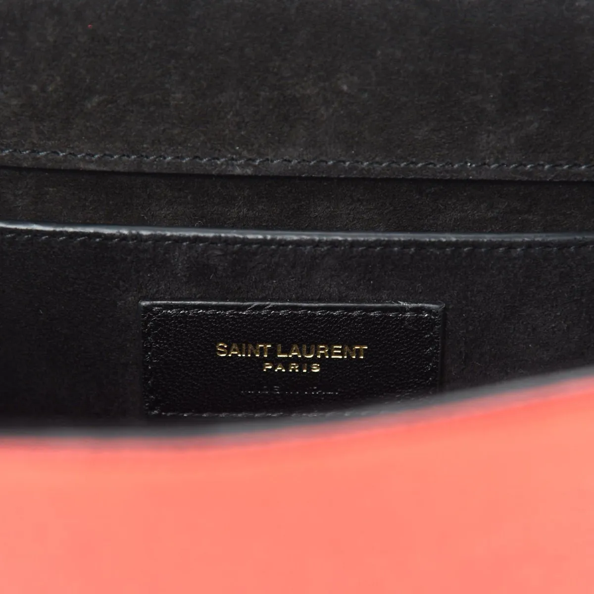 Ysl Bags Saint Laurent Kate Monogramme Red Metallic Leather Crossbody Bag 469390
