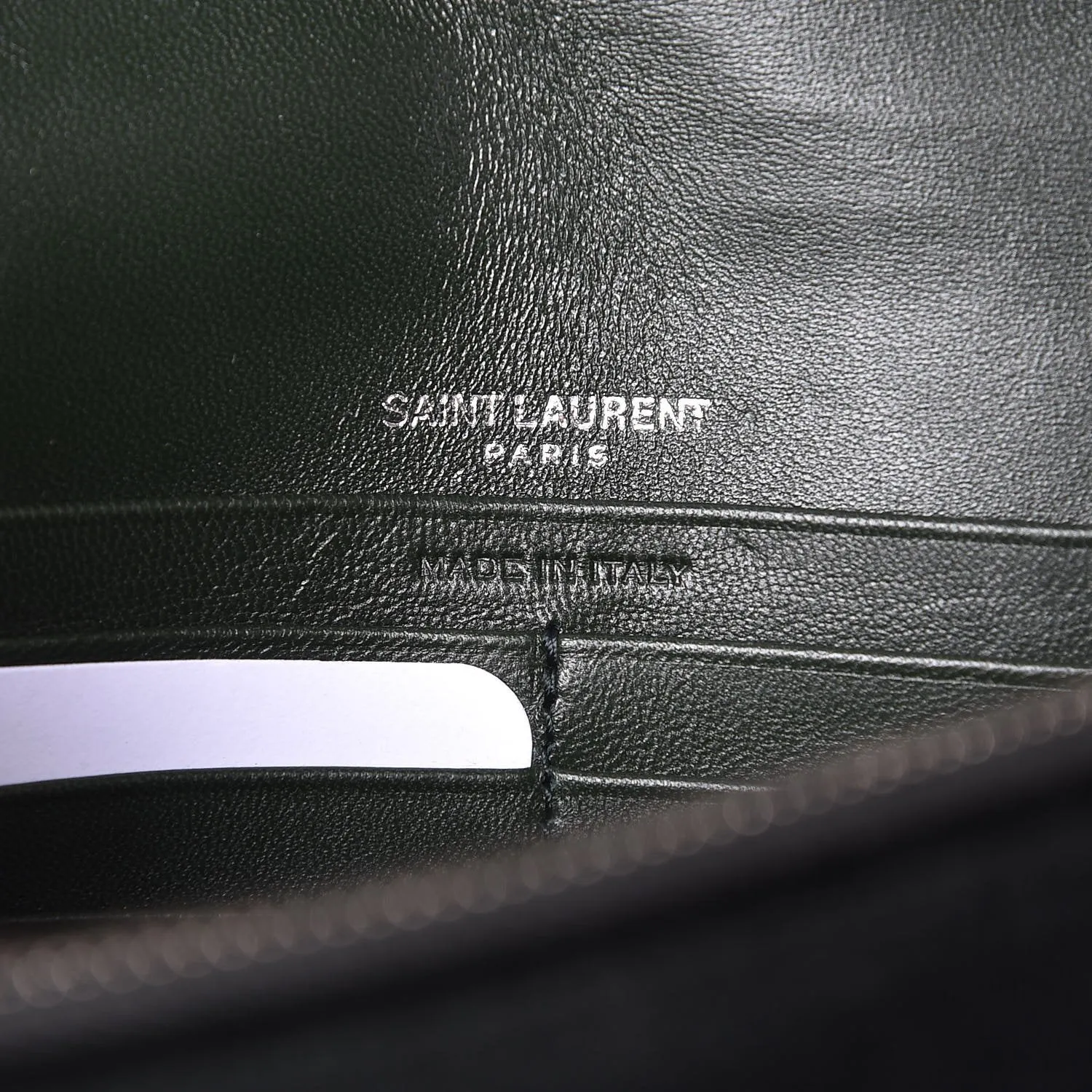 Ysl Bags Saint Laurent Monogram Kate Tassel Crystal Green Velvet Cross Body 491521