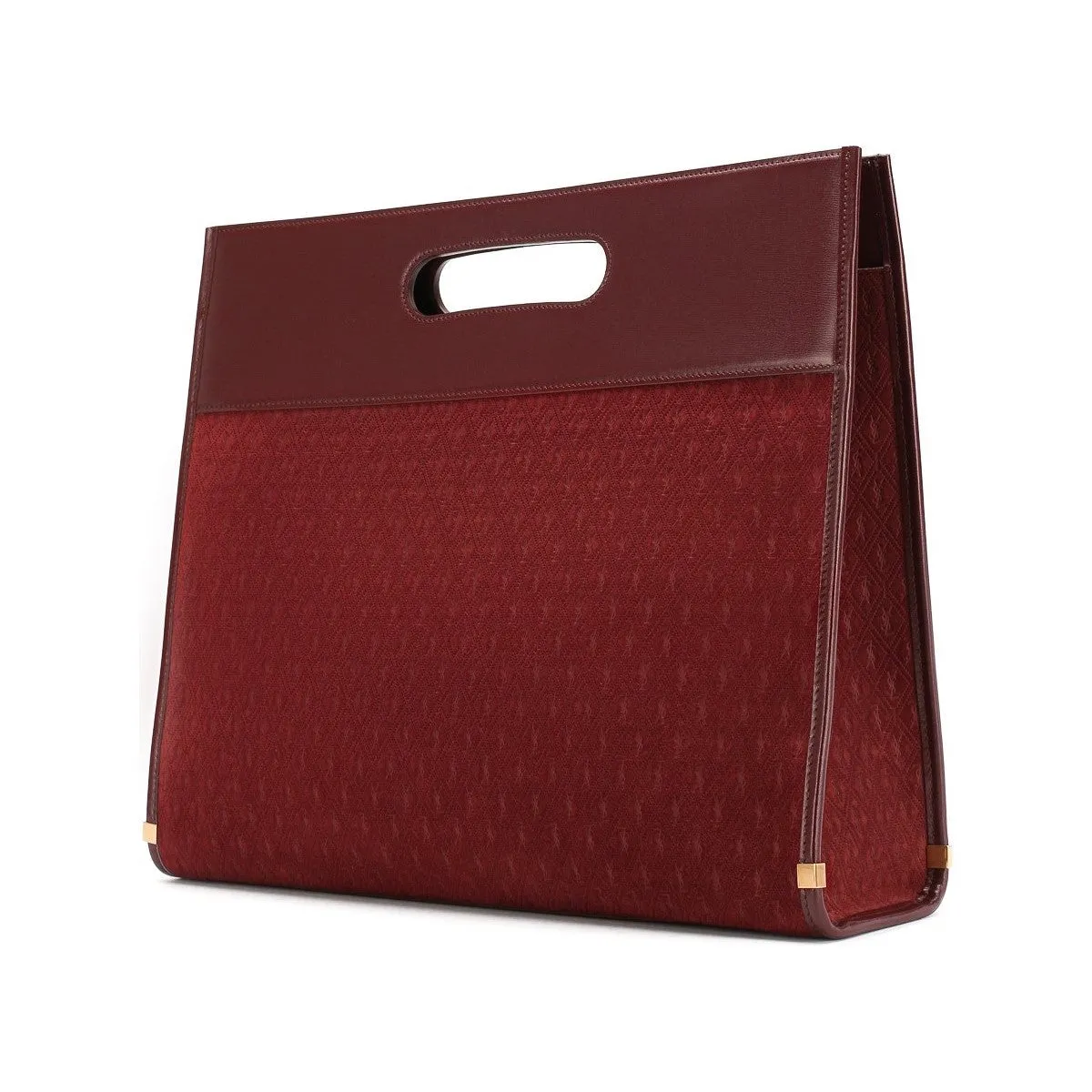 Ysl Bags Saint Laurent Monogram King Palm Red Suede Tote Handbag 579609