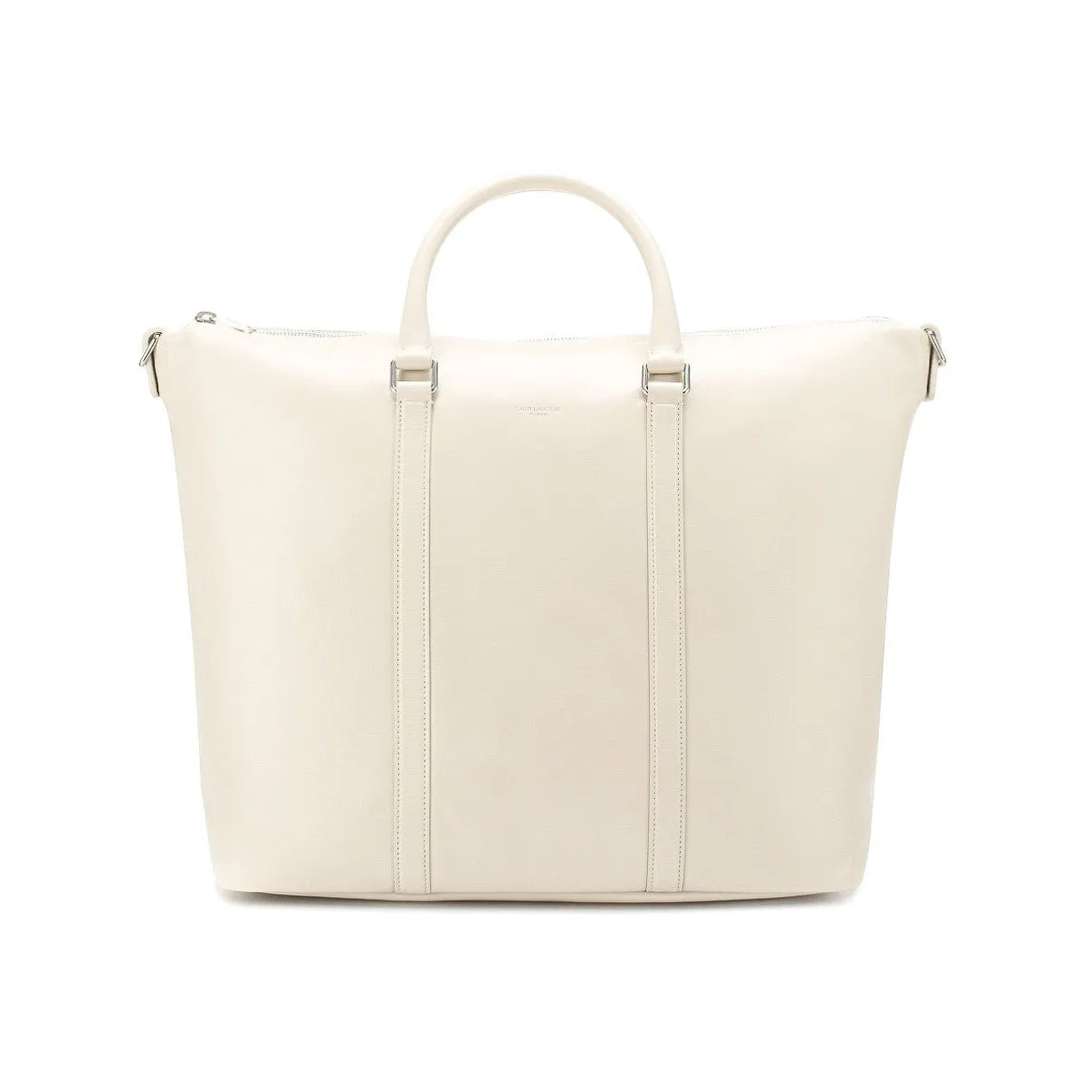 Ysl Bags Saint Laurent Supple Ivory Leather Tote Bag 608958