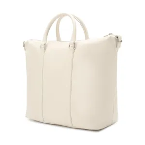 Ysl Bags Saint Laurent Supple Ivory Leather Tote Bag 608958