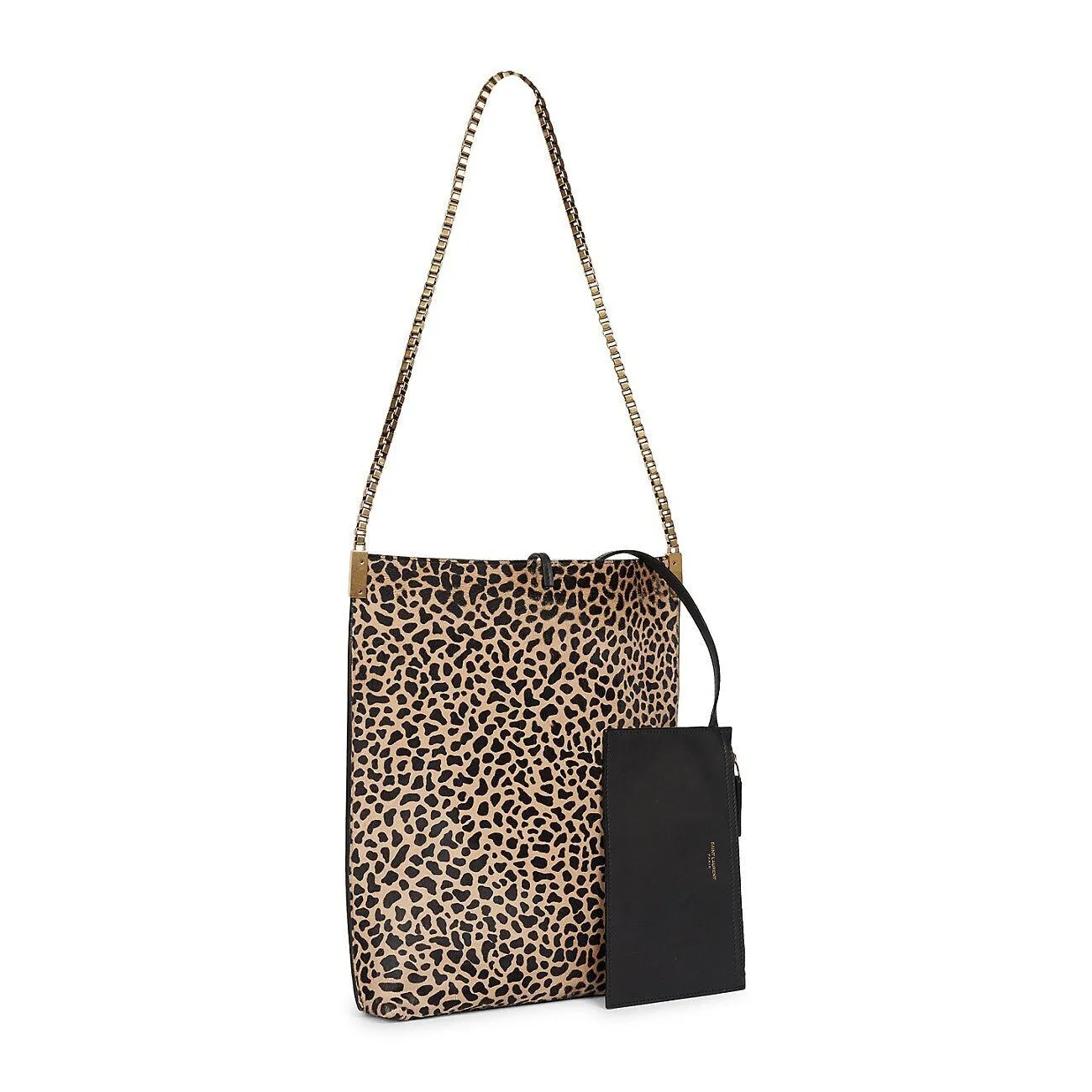 Ysl Bags Saint Laurent Suzanne Pony Hair Leopard Print Small Hobo Bag 636498