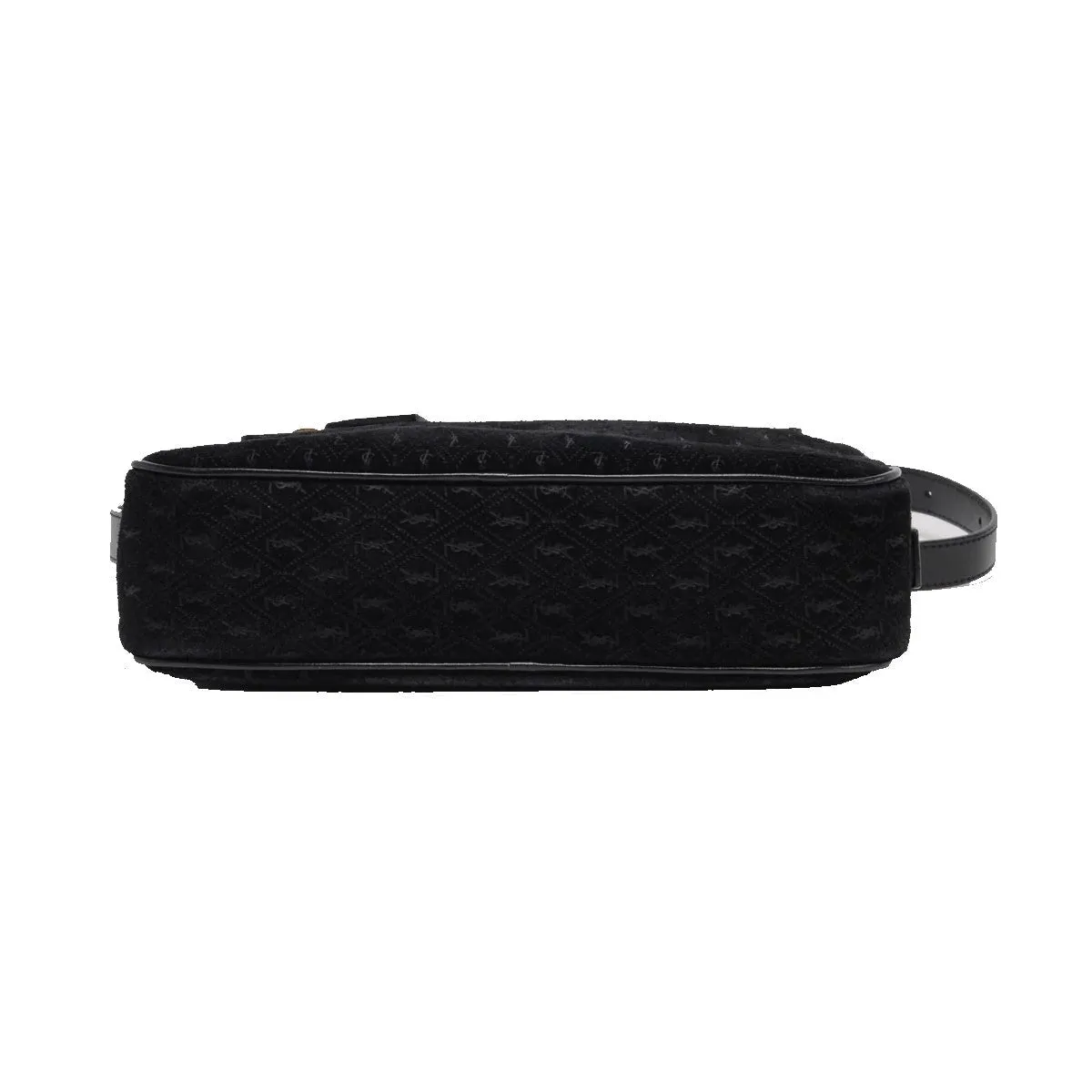 Ysl Bags Saint Laurent YSL King Palm Suede Monogram Black Camera Bag 568608