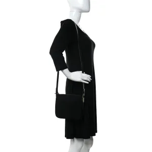 Ysl Bags Saint Laurent YSL King Palm Suede Monogram Black Crossbody Bag 585541