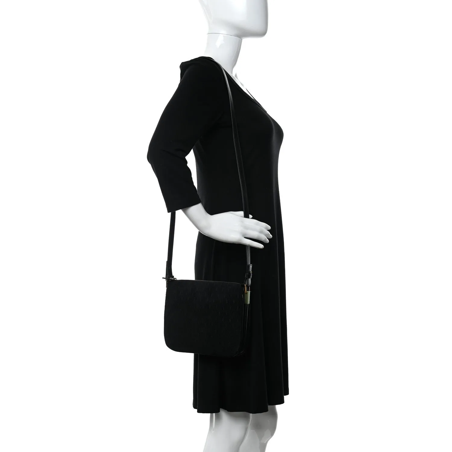Ysl Bags Saint Laurent YSL King Palm Suede Monogram Black Crossbody Bag 585541