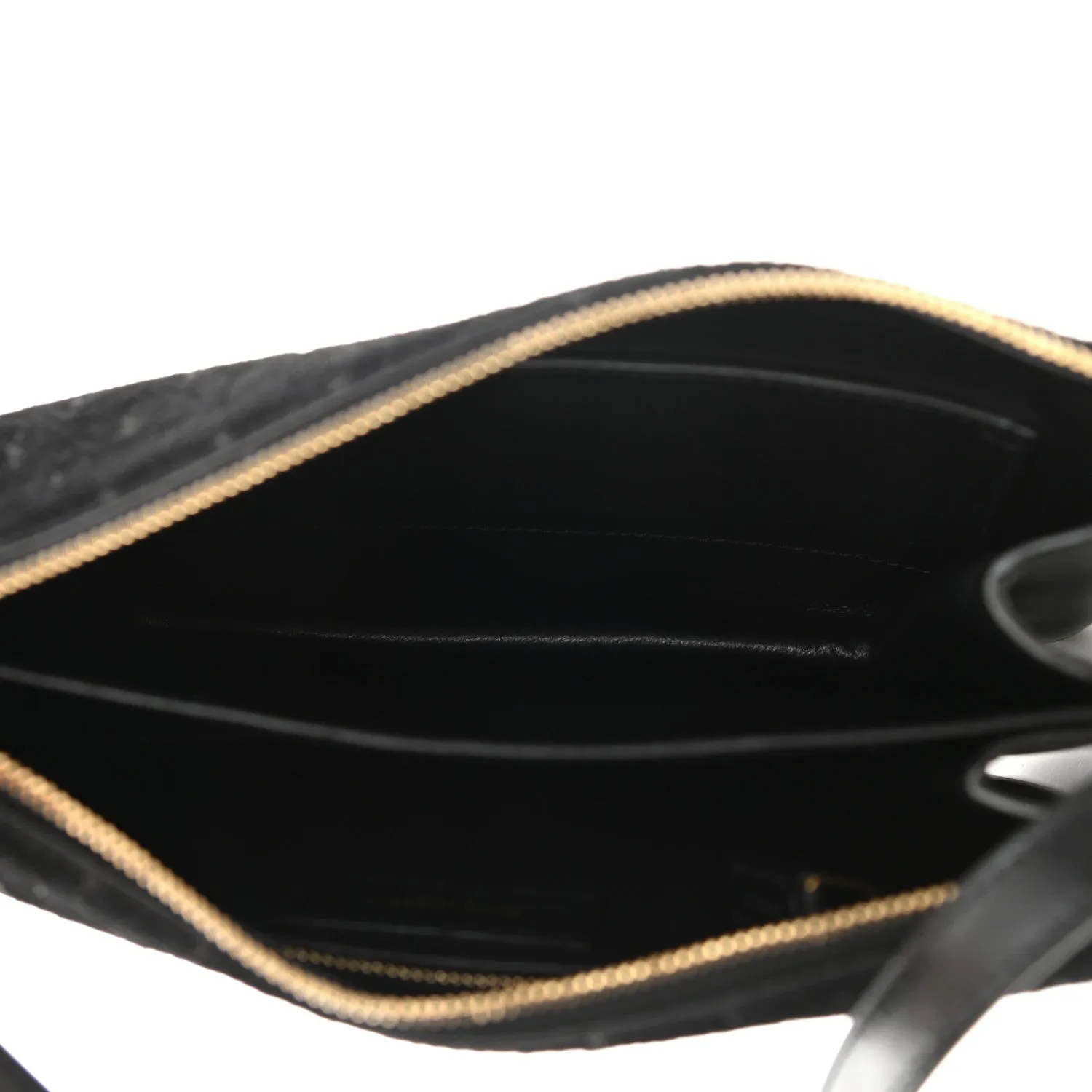 Ysl Bags Saint Laurent YSL King Palm Suede Monogram Black Crossbody Bag 585541